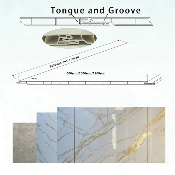 Tongue And Groove Shower Wall Panel - Drawing - Eastopo